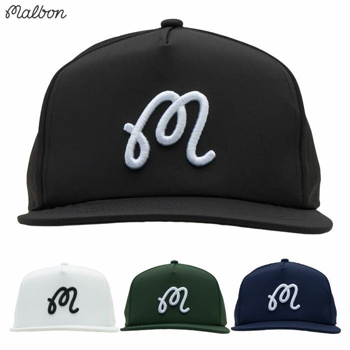 Malbon Golf キャップ M-9424 M Snapback メンズ ゴルフキャップ 帽子