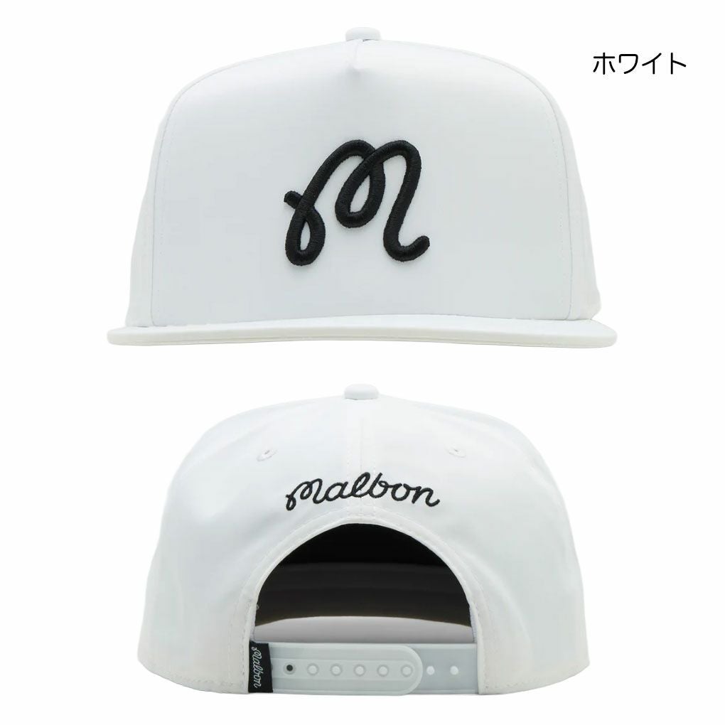 Malbon Golf キャップ M-9424 M Snapback メンズ ゴルフキャップ 帽子