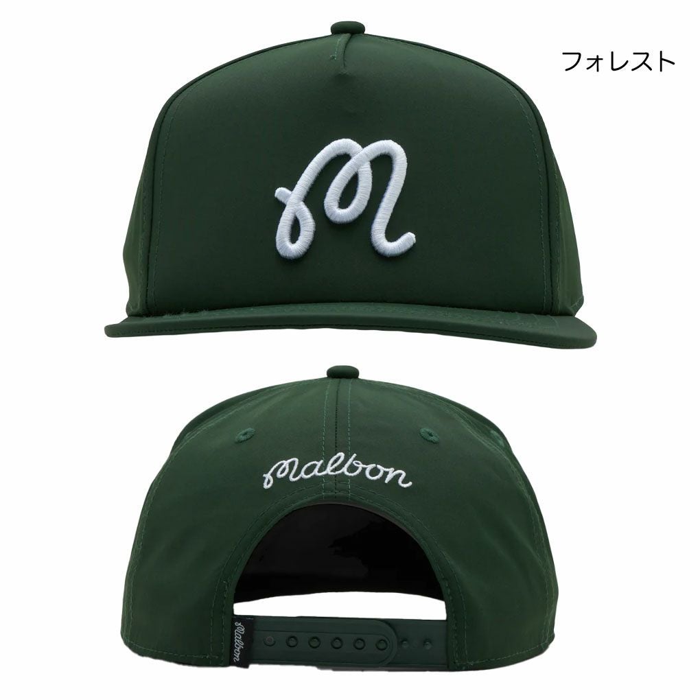 Malbon Golf キャップ M-9424 M Snapback メンズ ゴルフキャップ 帽子