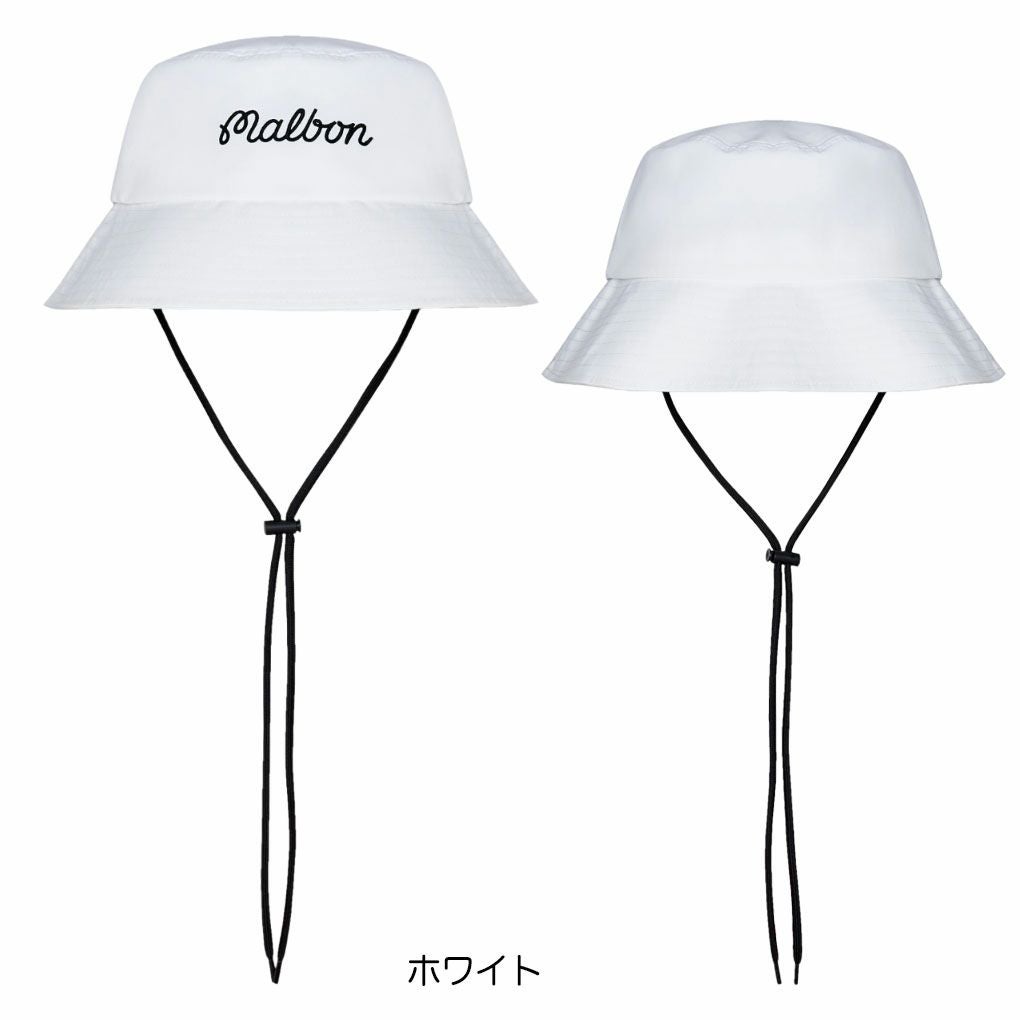 Malbon Golf ハット M-9426 MALBON BUCKET HAT メンズ ゴルフキャップ