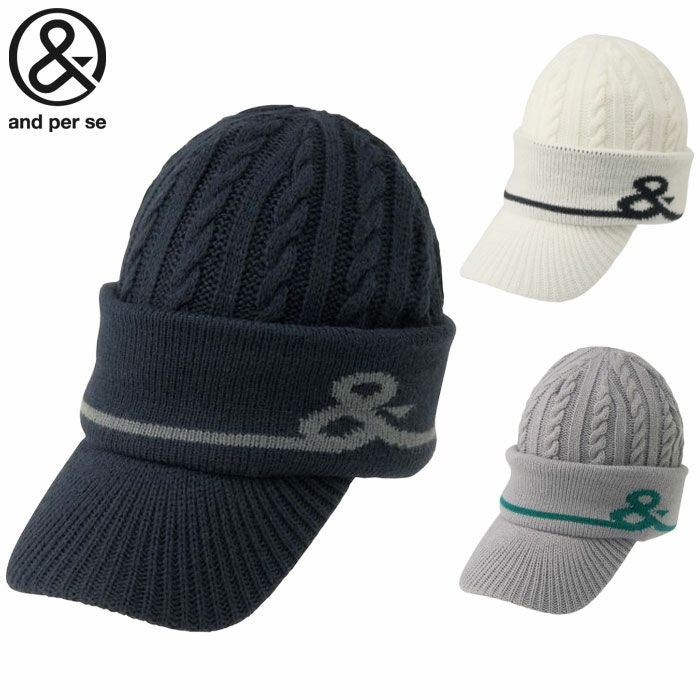 アンパスィニットキャップAMF8515メンズゴルフキャップ帽子andperse2025秋冬モデル日本正規品