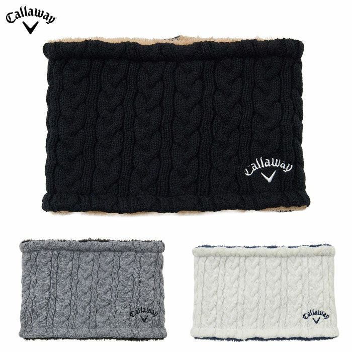 キャロウェイリバーシブルネックウォーマー C25298100メンズCallawayゴルフウェア2025秋冬モデル日本正規品
