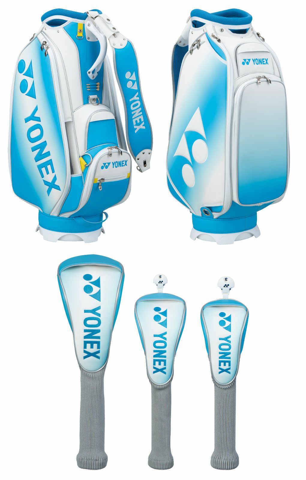 ヨネックスYONEX岩井姉妹カラーバッグセットキャディバッグ＆ヘッドカバーセットCB4951LTS数量限定9.5型日本正規品