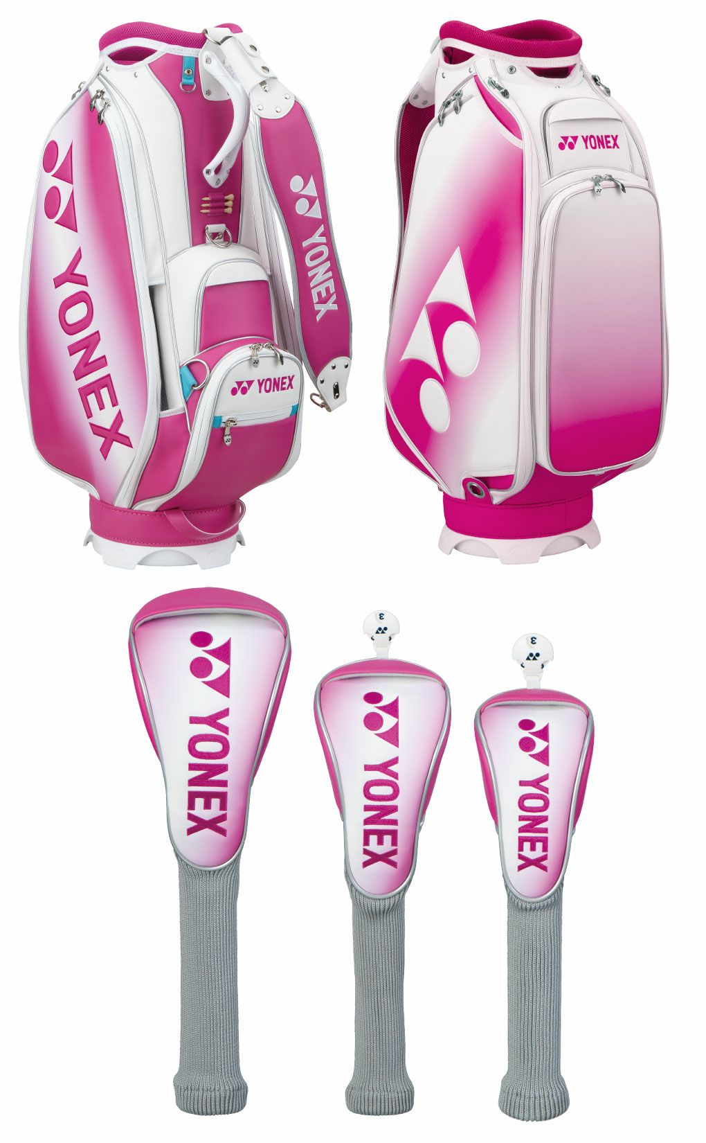 ヨネックスYONEX岩井姉妹カラーバッグセットキャディバッグ＆ヘッドカバーセットCB4951LTS数量限定9.5型日本正規品