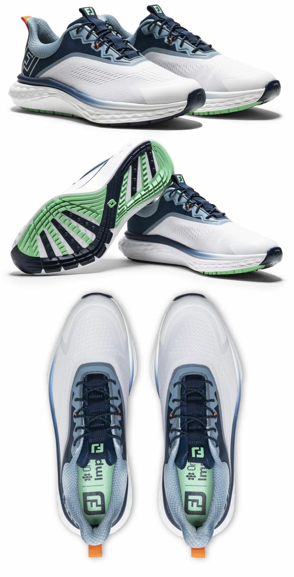 フットジョイMEN'SFJクオンタムLACEDゴルフシューズスパイクレス57041メンズ靴FOOTJOY2025年モデル日本正規品