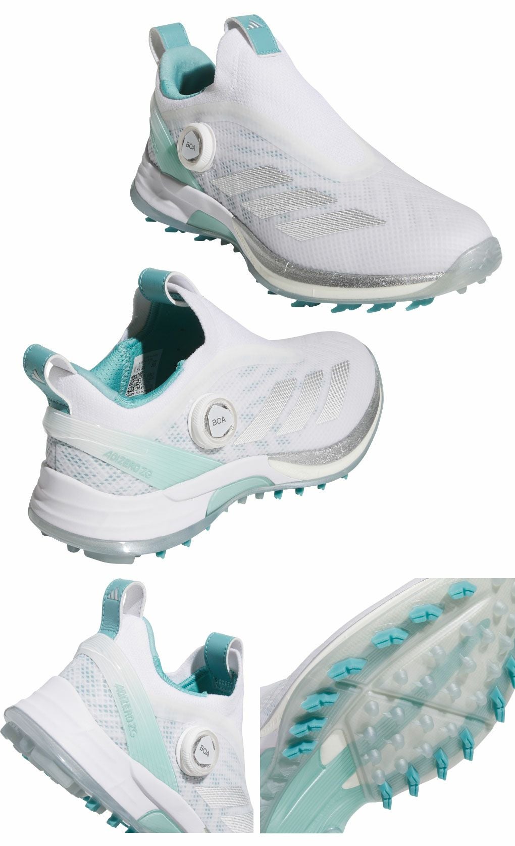 アディダスウィメンズアディゼロゼッドジー25ボアNLK62レディーススパイクレスゴルフシューズ靴2025年モデルadidas日本正規品