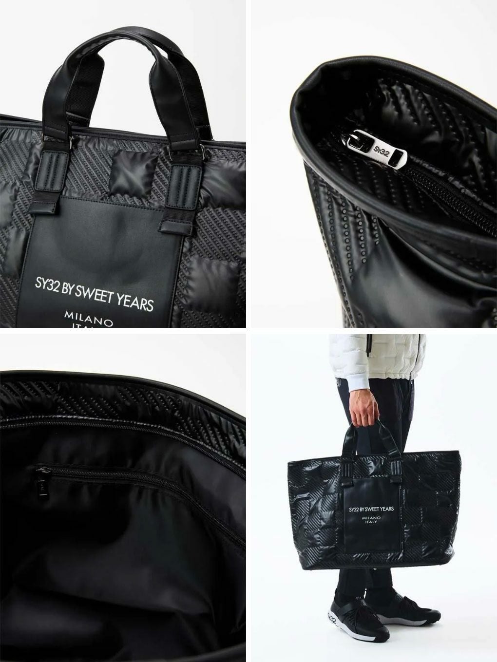 SY32GOLF_SYG-25A9-18トートバッグBLOCKEMBOSSLOCKERBAGゴルフ日本正規品2025年モデル