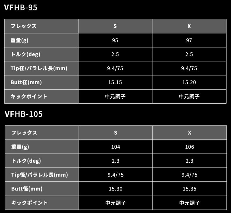 マミヤグラファイトデザインTOURADVFHB_スリーブ付きシャフト