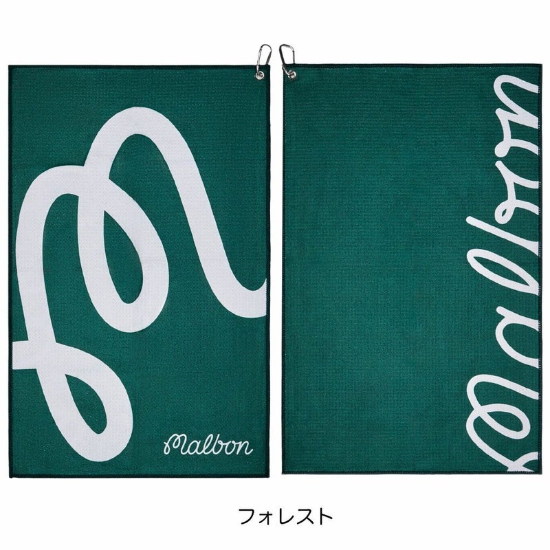 MalbonGolfタオルMALBONGOLFTOWELフック付きM-9438ゴルフマルボン2025年モデルUSA直輸入品並行輸入