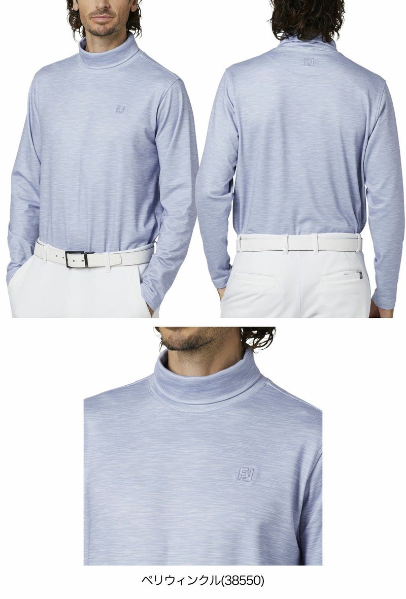 フットジョイスペースダイロールネック裏起毛長袖シャツFJ-F25-S16メンズゴルフウェアFOOTJOY2025秋冬モデル日本正規品