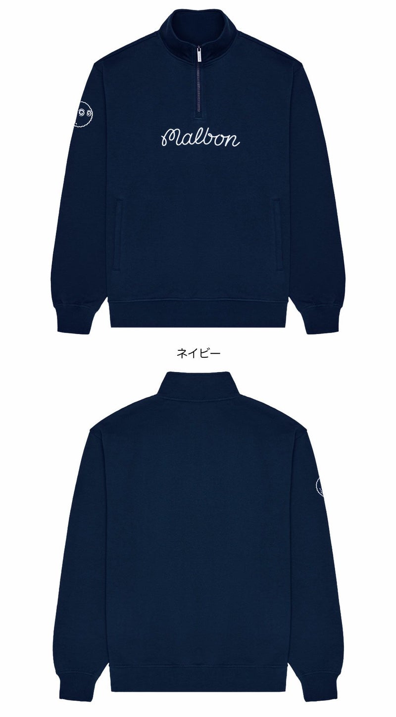 マルボンゴルフウェアスウェットトレーナーM-9419COLLEGIATESWEATSHIRTメンズゴルフウェアmalbongolf2025秋冬モデルUSモデル並行輸入品