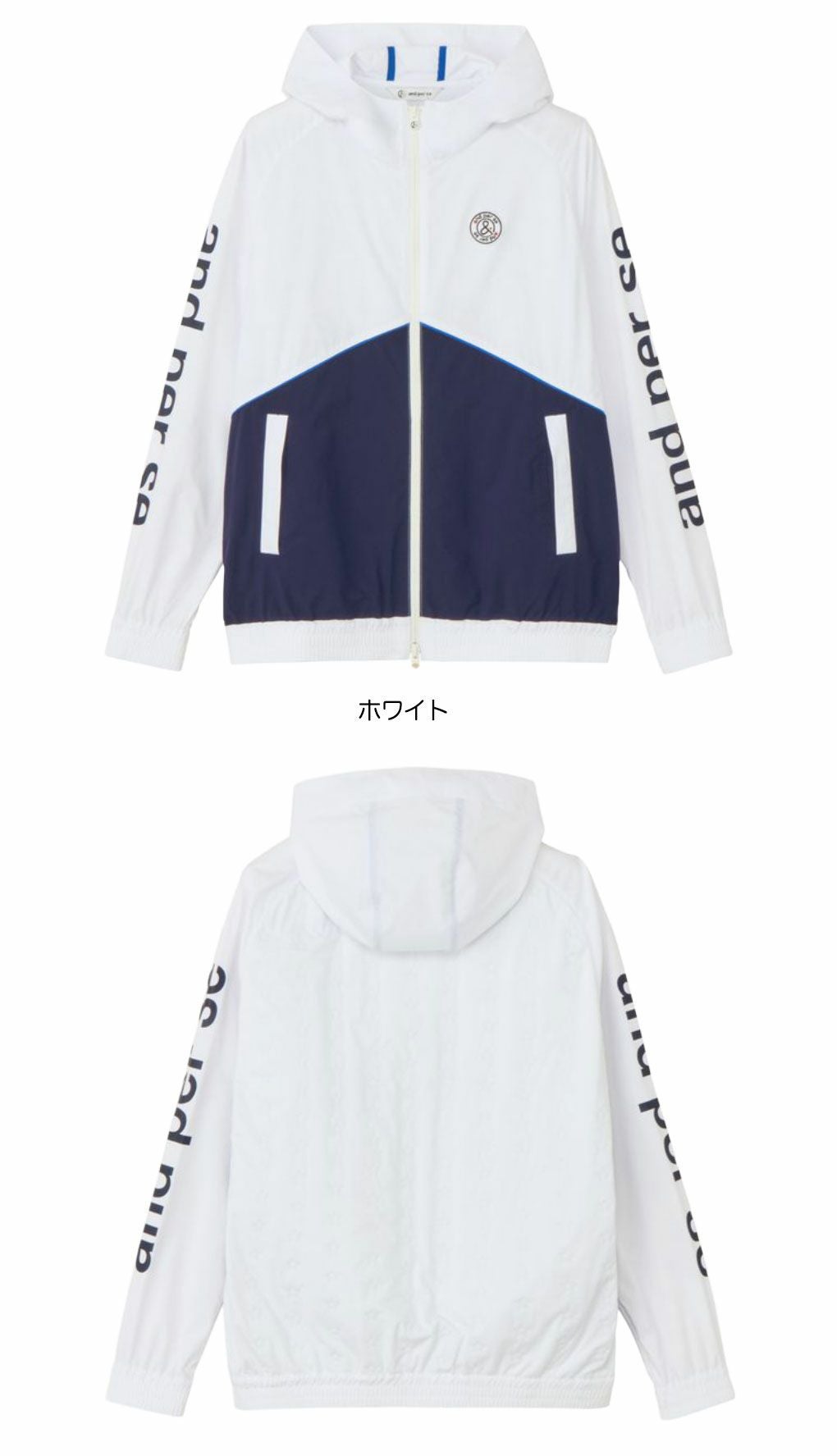 アンパスィエアジャスター切替ブルゾン長袖AMF1105G2メンズandperse2025秋冬モデル日本正規品