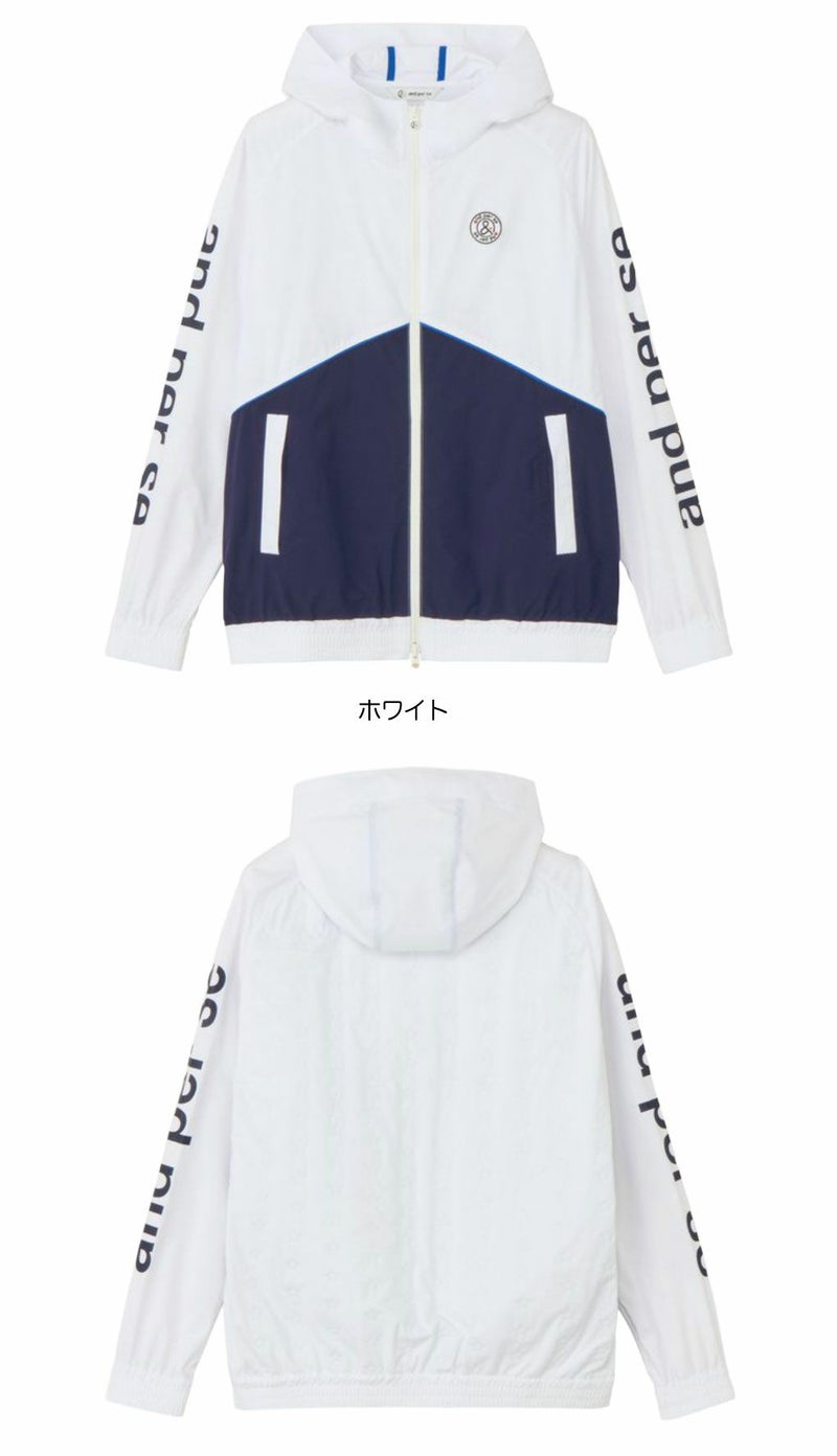 アンパスィエアジャスター切替ブルゾン長袖AMF1105G2メンズandperse2025秋冬モデル日本正規品