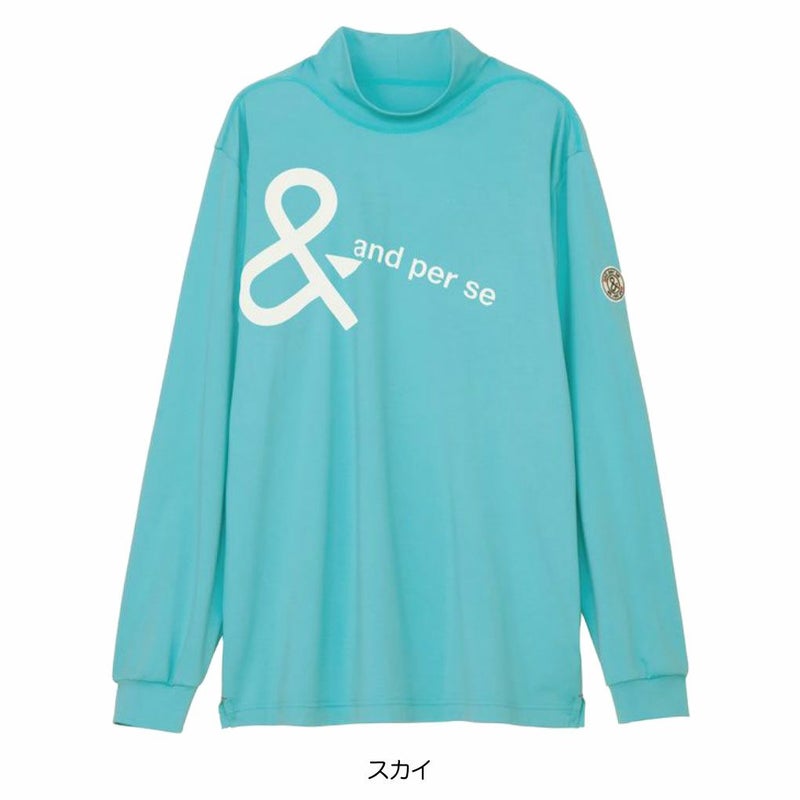 アンパスィマシュマロジャージー長袖モックネックシャツ長袖AMF9225W2ンズandperse2025秋冬モデル日本正規品
