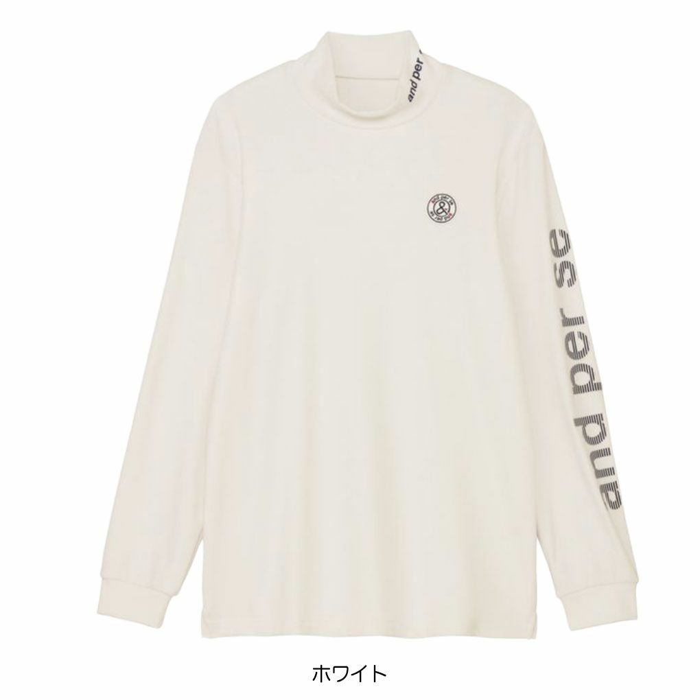 アンパスィマシュマロスムースハイネックシャツ長袖AMF9235V8ンズandperse2025秋冬モデル日本正規品