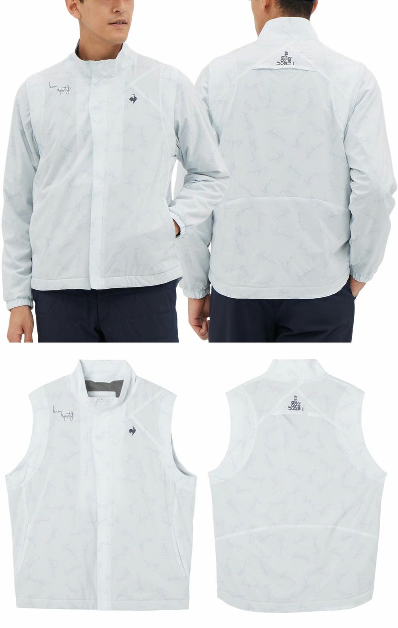 ルコックスポルティフヒートマッピング2WAYジャケット袖取り外し可能LG5FWB01Mメンズゴルフウェアゴルフ2025秋冬モデル日本正規品