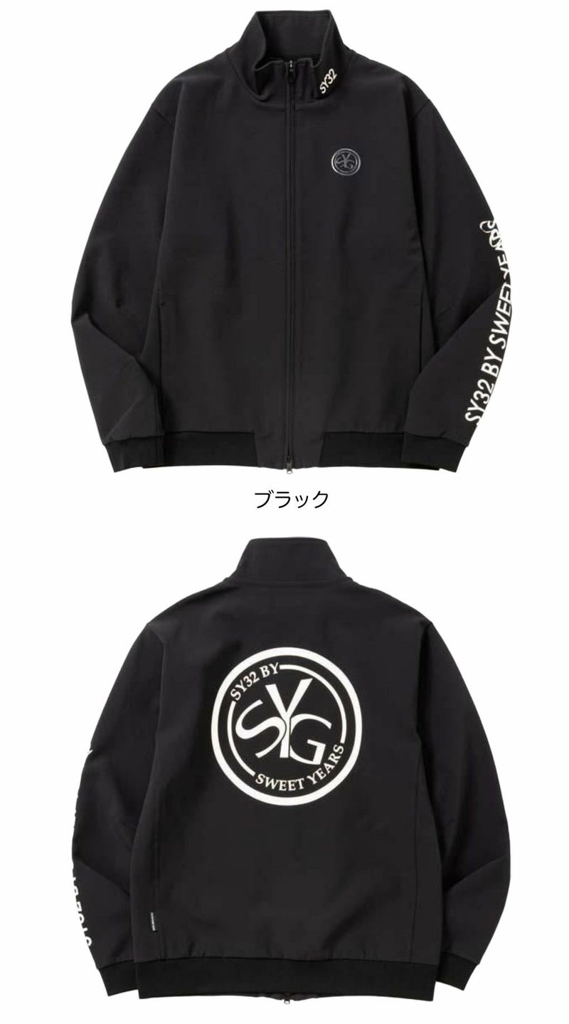 SY32GOLFSYG-25A1-14ゴルフウェアSPORTEX2STRECHTWILLZIPUPJK長袖メンズ日本正規品2025秋冬モデル