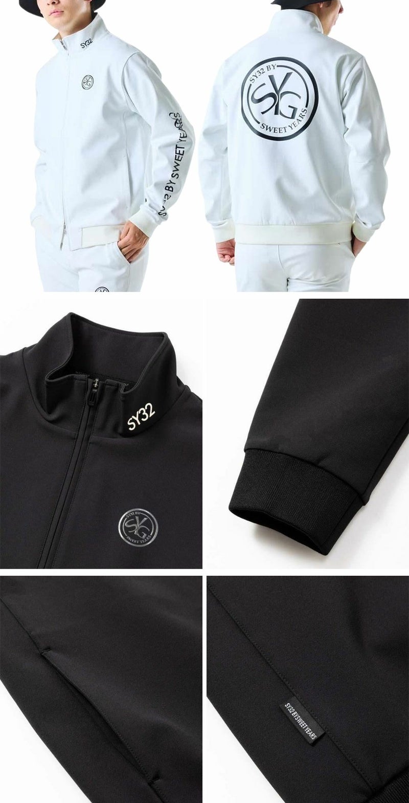 SY32GOLFSYG-25A1-14ゴルフウェアSPORTEX2STRECHTWILLZIPUPJK長袖メンズ日本正規品2025秋冬モデル
