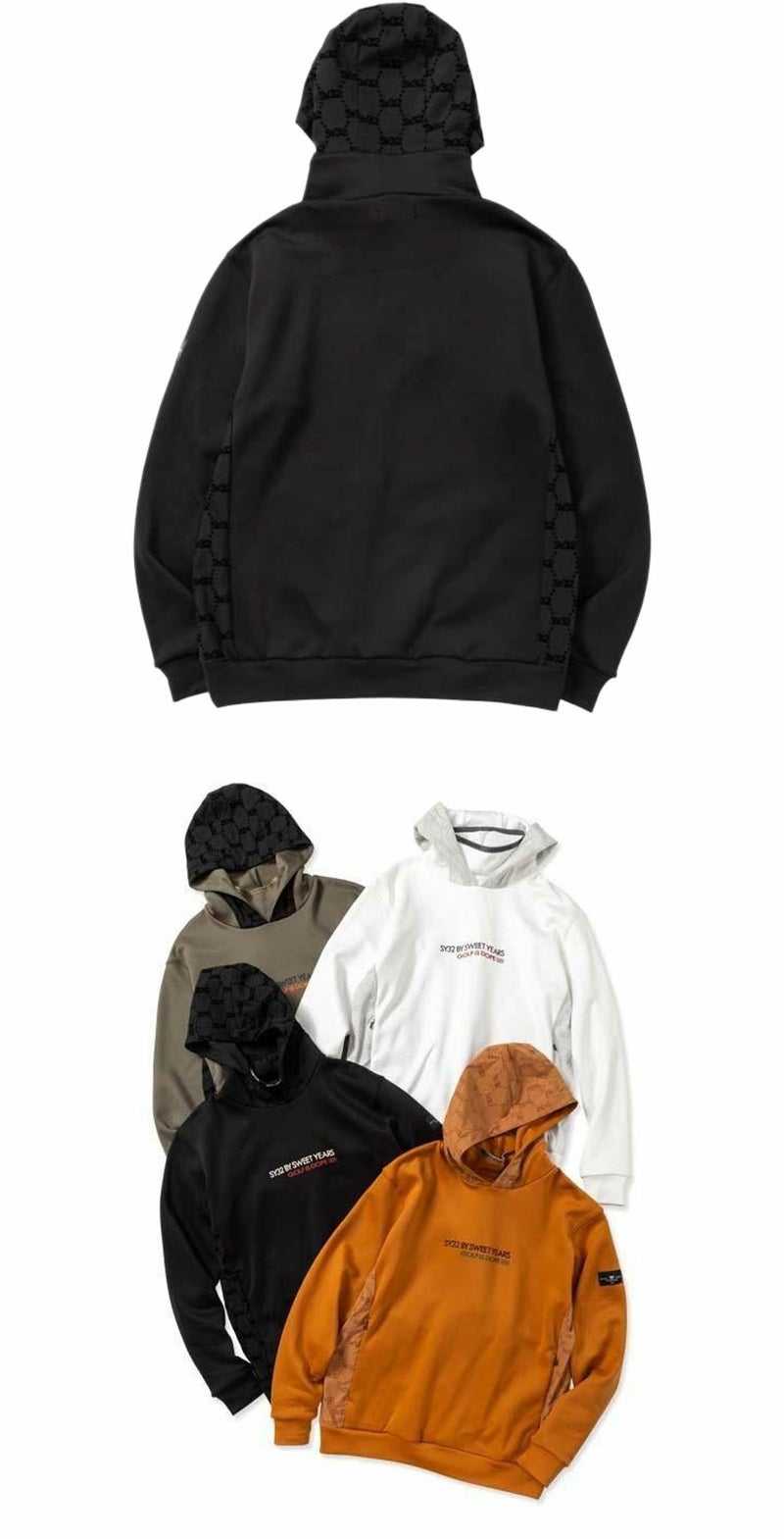 SY32GOLFパーカーSYG-25A1-29ゴルフウェアKARUISHI×SYJQHOODIE長袖メンズ日本正規品2025秋冬モデル