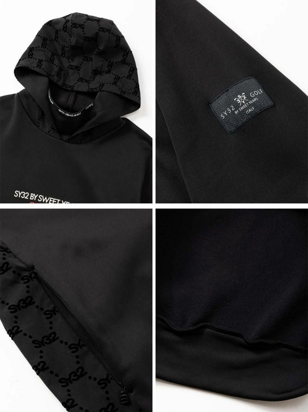 SY32GOLFパーカーSYG-25A1-29ゴルフウェアKARUISHI×SYJQHOODIE長袖メンズ日本正規品2025秋冬モデル