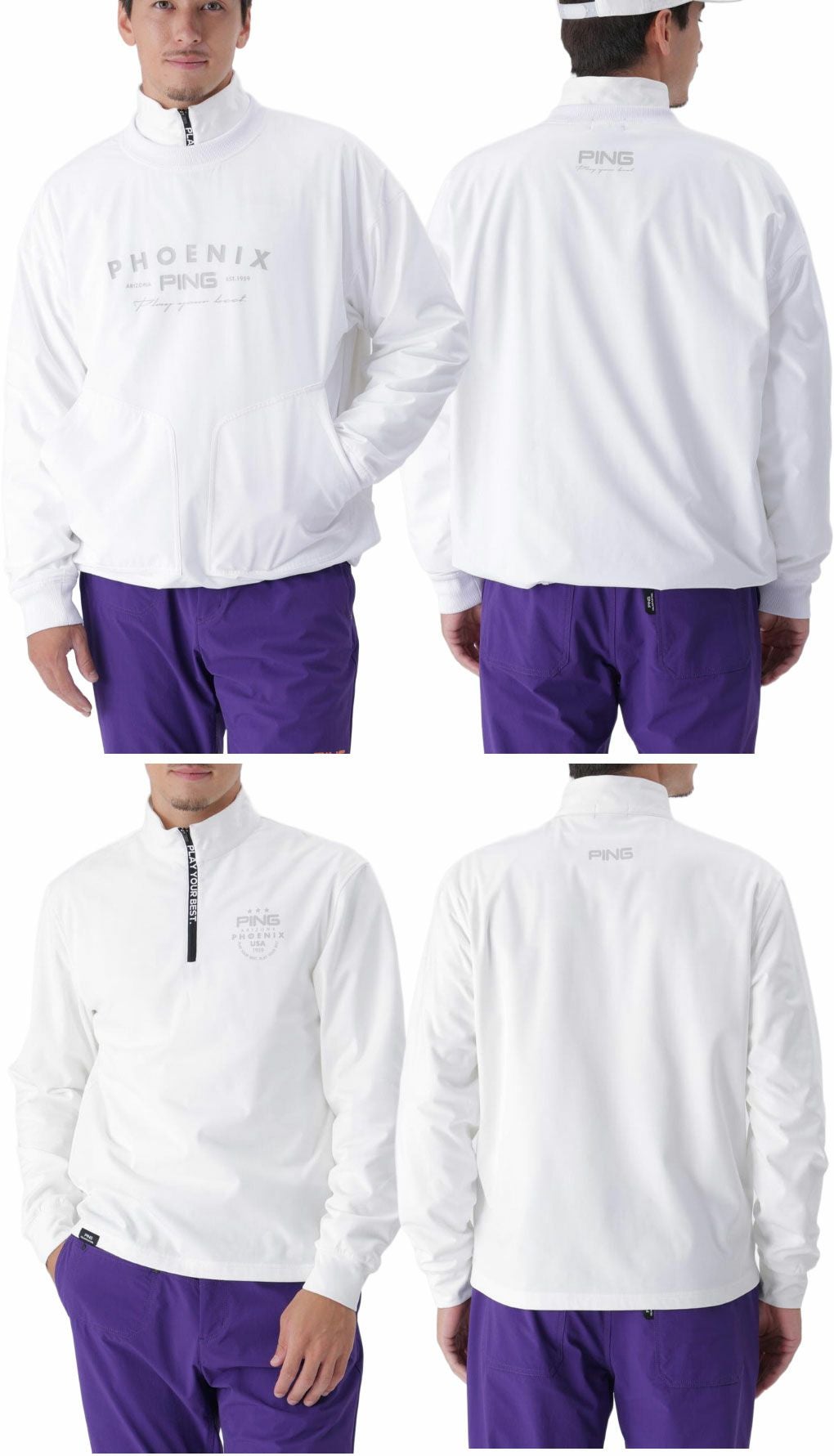 ピンPING全方向ストレッチ/ダブルフェイスツインレイヤードアウター621-5220901メンズゴルフウェア2025秋冬モデル日本正規品