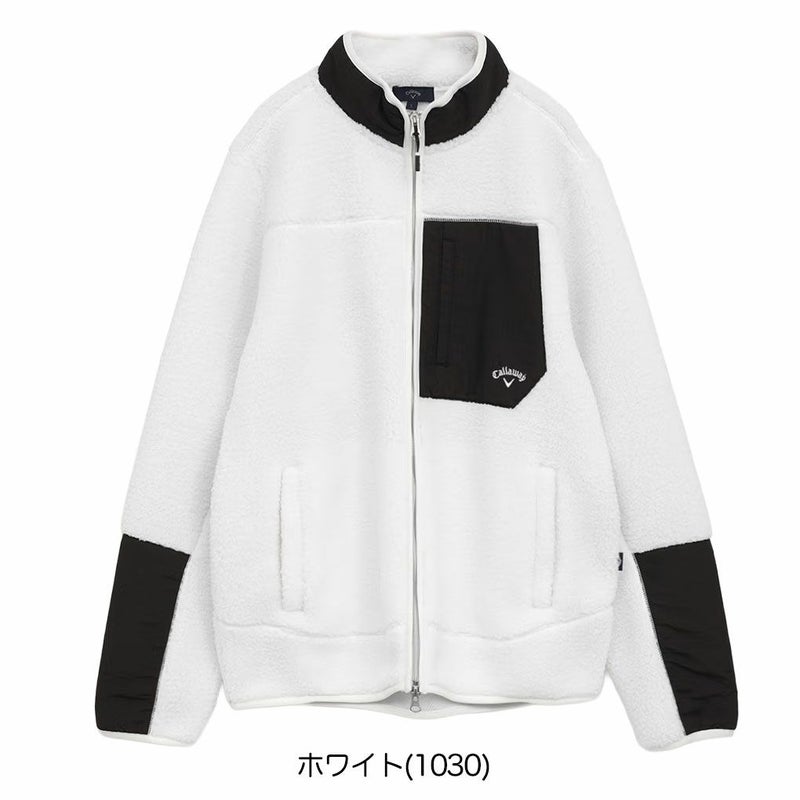 キャロウェイカールボアフリースフルジップブルゾンC25217107メンズゴルフウェア2025秋冬モデルCallaway日本正規品
