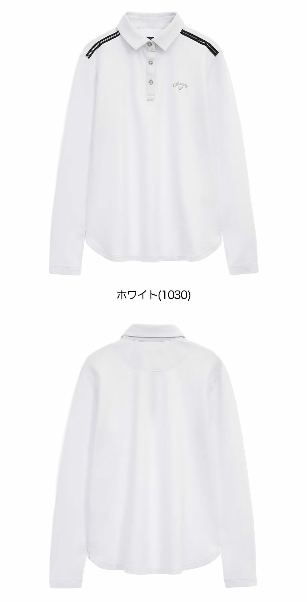 キャロウェイダブルニット長袖シャツC25233204長袖レディースゴルフウェア2025秋冬モデルCallaway日本正規品