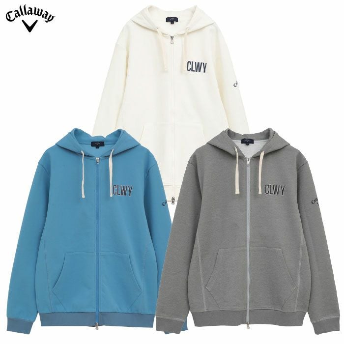 キャロウェイカノコダブルニットフルジップパーカーC25217102長袖メンズゴルフウェア2025秋冬モデルCallaway日本正規品