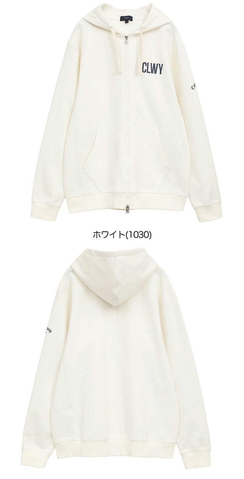 キャロウェイカノコダブルニットフルジップパーカーC25217102長袖メンズゴルフウェア2025秋冬モデルCallaway日本正規品