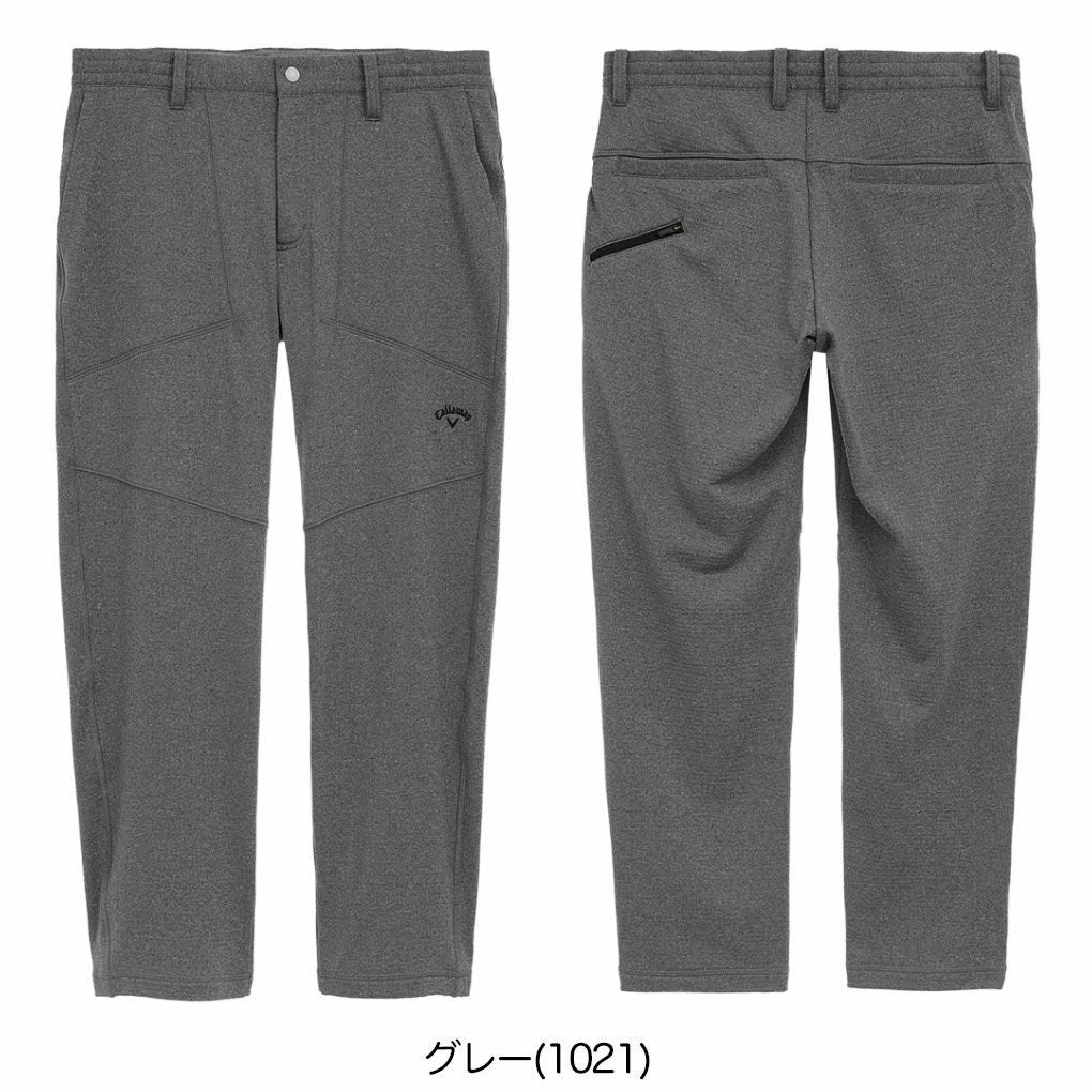 キャロウェイバックグリッド裏起毛ジョガーパンツC25226111メンズゴルフウェアゴルフ2025秋冬モデル日本正規品