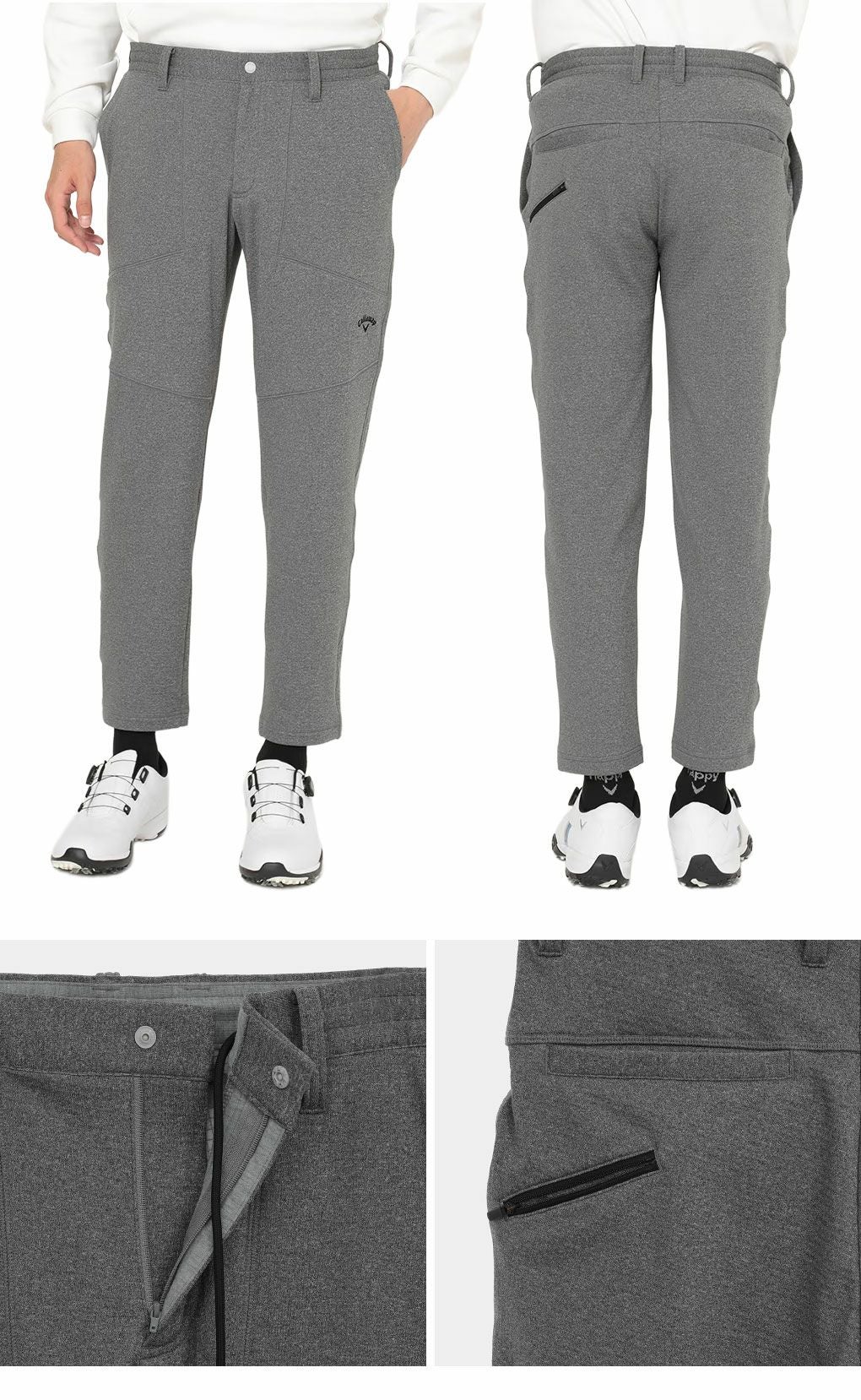 キャロウェイバックグリッド裏起毛ジョガーパンツC25226111メンズゴルフウェアゴルフ2025秋冬モデル日本正規品