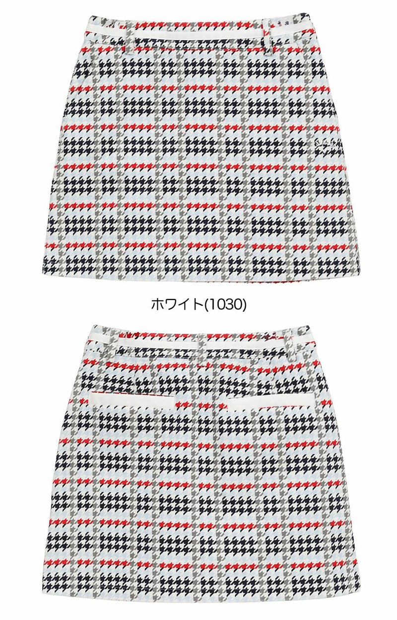 キャロウェイ8WAYストレッチ千鳥プリントスカートC25228211レディースゴルフウェアゴルフ2025秋冬モデル日本正規品