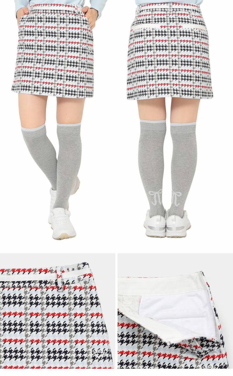 キャロウェイ8WAYストレッチ千鳥プリントスカートC25228211レディースゴルフウェアゴルフ2025秋冬モデル日本正規品