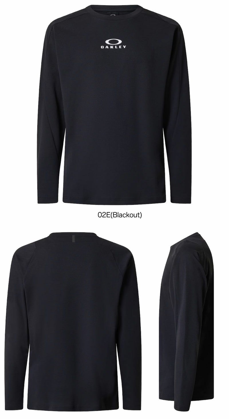 オークリーシャツEnhancePracticeL/SCrew15.7メンズ長袖FOA408125ゴルフウェア2025秋冬OAKLEY日本正規品