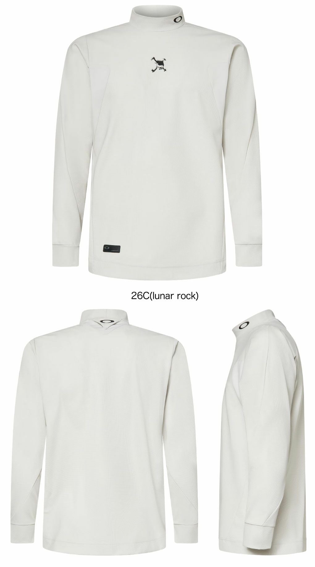 オークリーシャツSkullThicknessLSMockShirtメンズ長袖FOA408240ゴルフウェア2025秋冬OAKLEY日本正規品