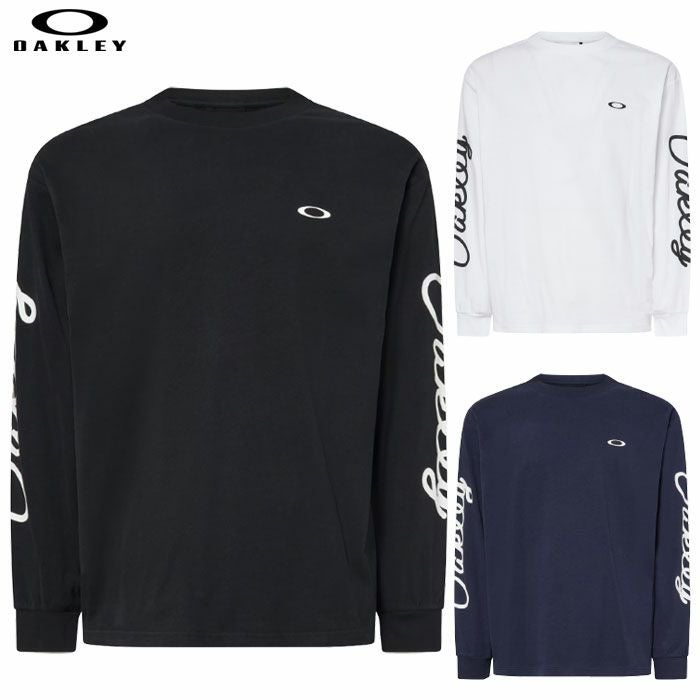 オークリートレーナーEnhanceHeatCottonTeeGraphicメンズ長袖FOA408254ゴルフウェア2025秋冬OAKLEY日本正規品