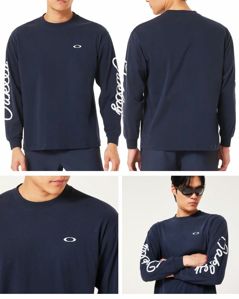 オークリートレーナーEnhanceHeatCottonTeeGraphicメンズ長袖FOA408254ゴルフウェア2025秋冬OAKLEY日本正規品
