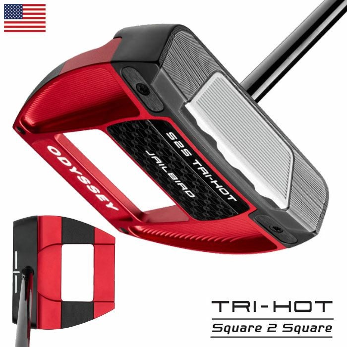オデッセイSquare2SquareTRI-HOTJAILBIRDパターメンズ右用33,34,35インチODYSSEY2025年モデルUSA直輸入品ゴルフクラブ並行輸入品