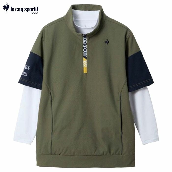 ルコックスポルティフインナー付半袖カットソーLG5FTZ01Mメンズゴルフウェアゴルフ2025秋冬モデル日本正規品