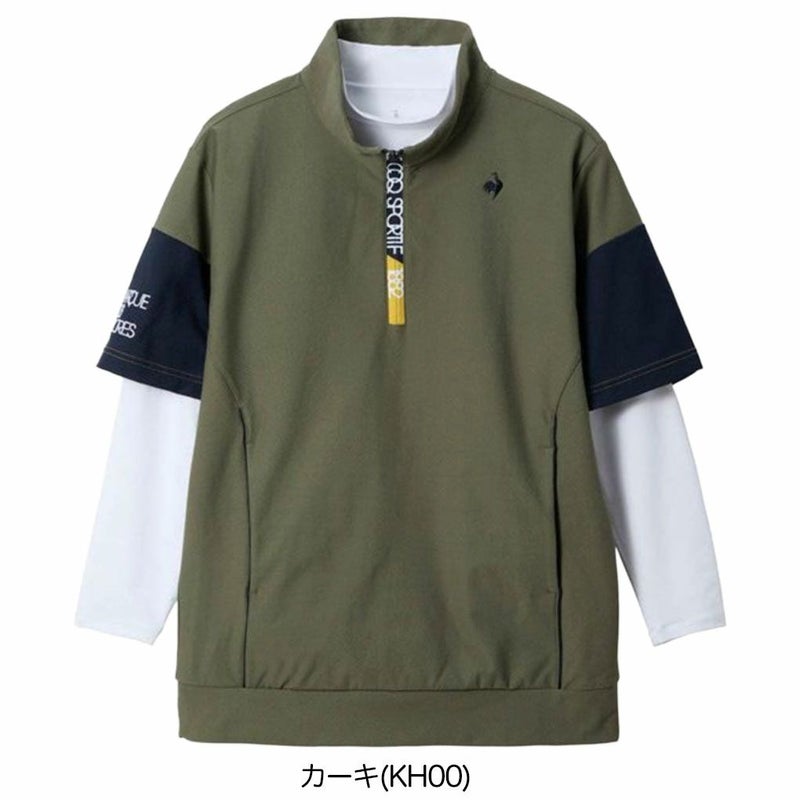 ルコックスポルティフインナー付半袖カットソーLG5FTZ01Mメンズゴルフウェアゴルフ2025秋冬モデル日本正規品