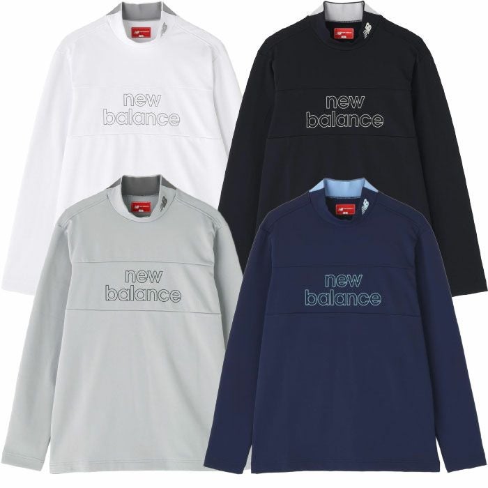 ニューバランス長袖シャツ012-5267006メンズゴルフウェアnewbalance2025秋冬モデル日本正規品
