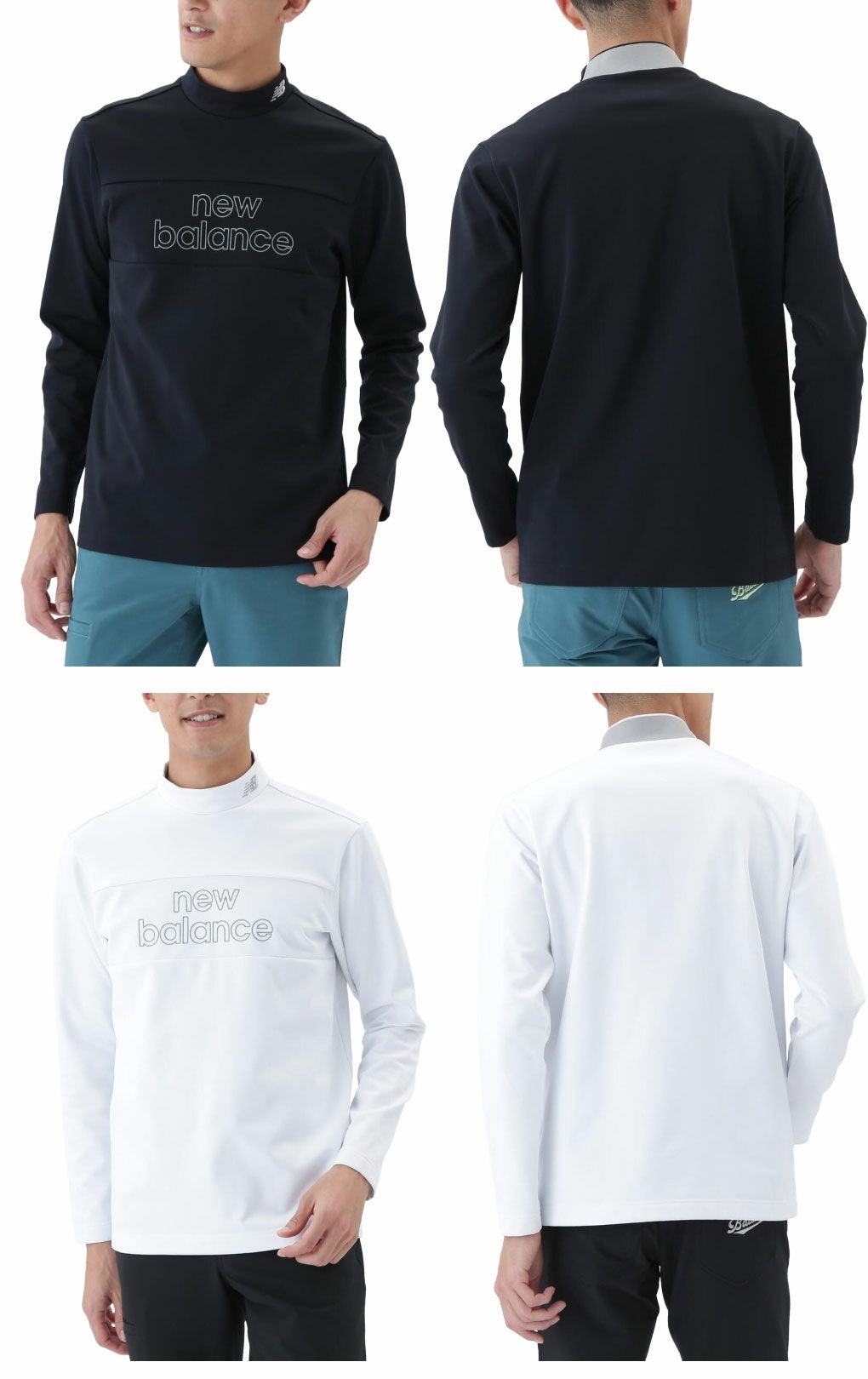 ニューバランス長袖シャツ012-5267006メンズゴルフウェアnewbalance2025秋冬モデル日本正規品