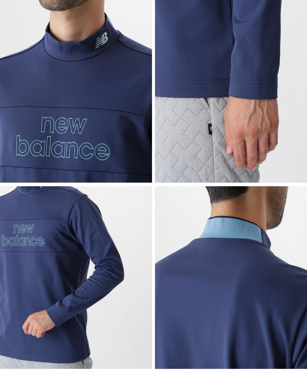 ニューバランス長袖シャツ012-5267006メンズゴルフウェアnewbalance2025秋冬モデル日本正規品