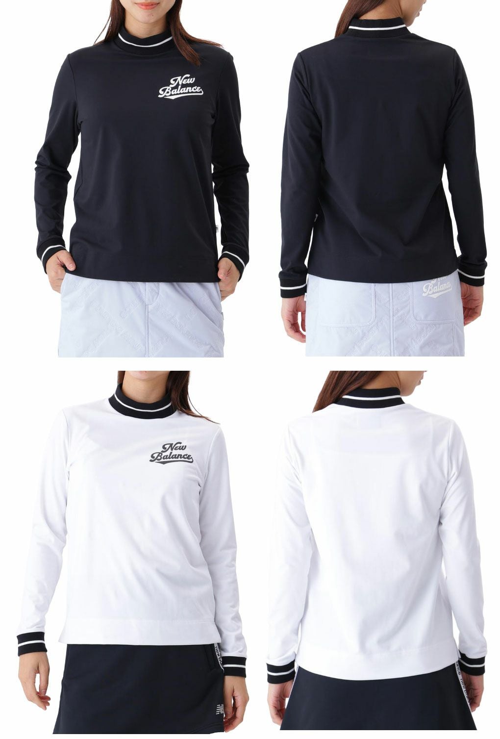 ニューバランス長袖シャツ012-5267508レディースゴルフウェアnewbalance2025秋冬モデル日本正規品