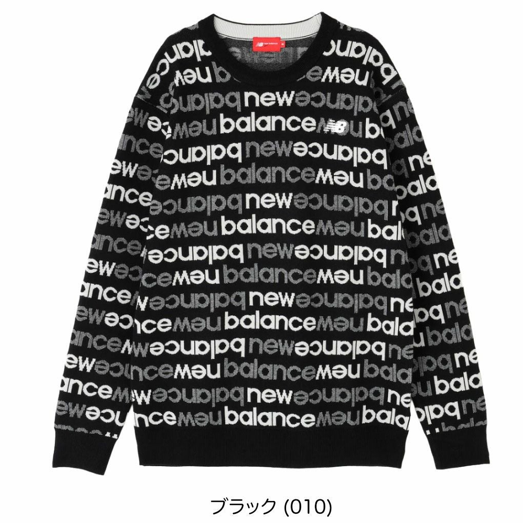 ニューバランス長袖ニット012-5270004メンズゴルフウェアnewbalance2025秋冬モデル日本正規品