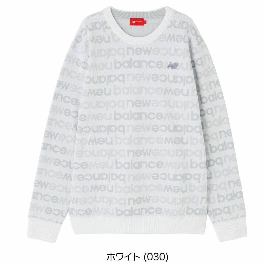 ニューバランス長袖ニット012-5270004メンズゴルフウェアnewbalance2025秋冬モデル日本正規品