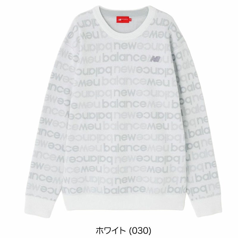 ニューバランス長袖ニット012-5270004メンズゴルフウェアnewbalance2025秋冬モデル日本正規品