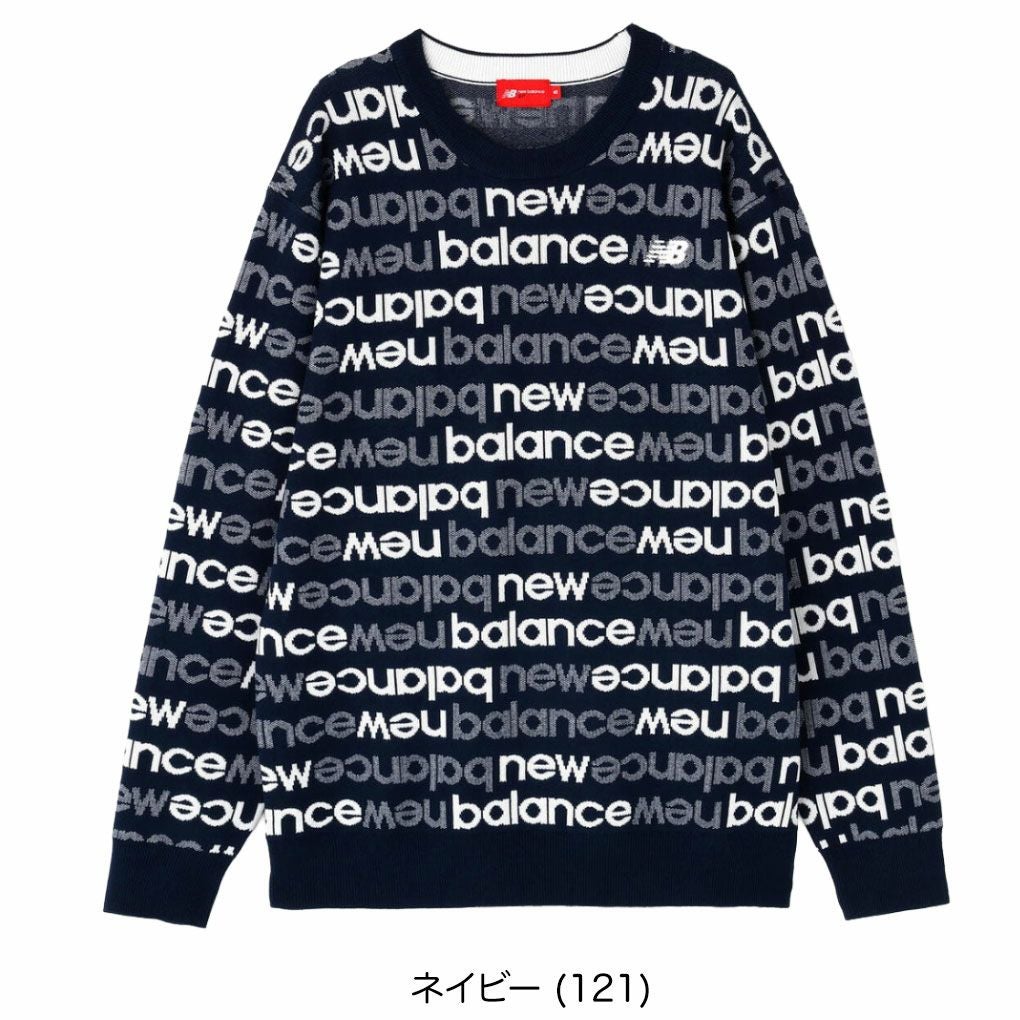 ニューバランス長袖ニット012-5270004メンズゴルフウェアnewbalance2025秋冬モデル日本正規品