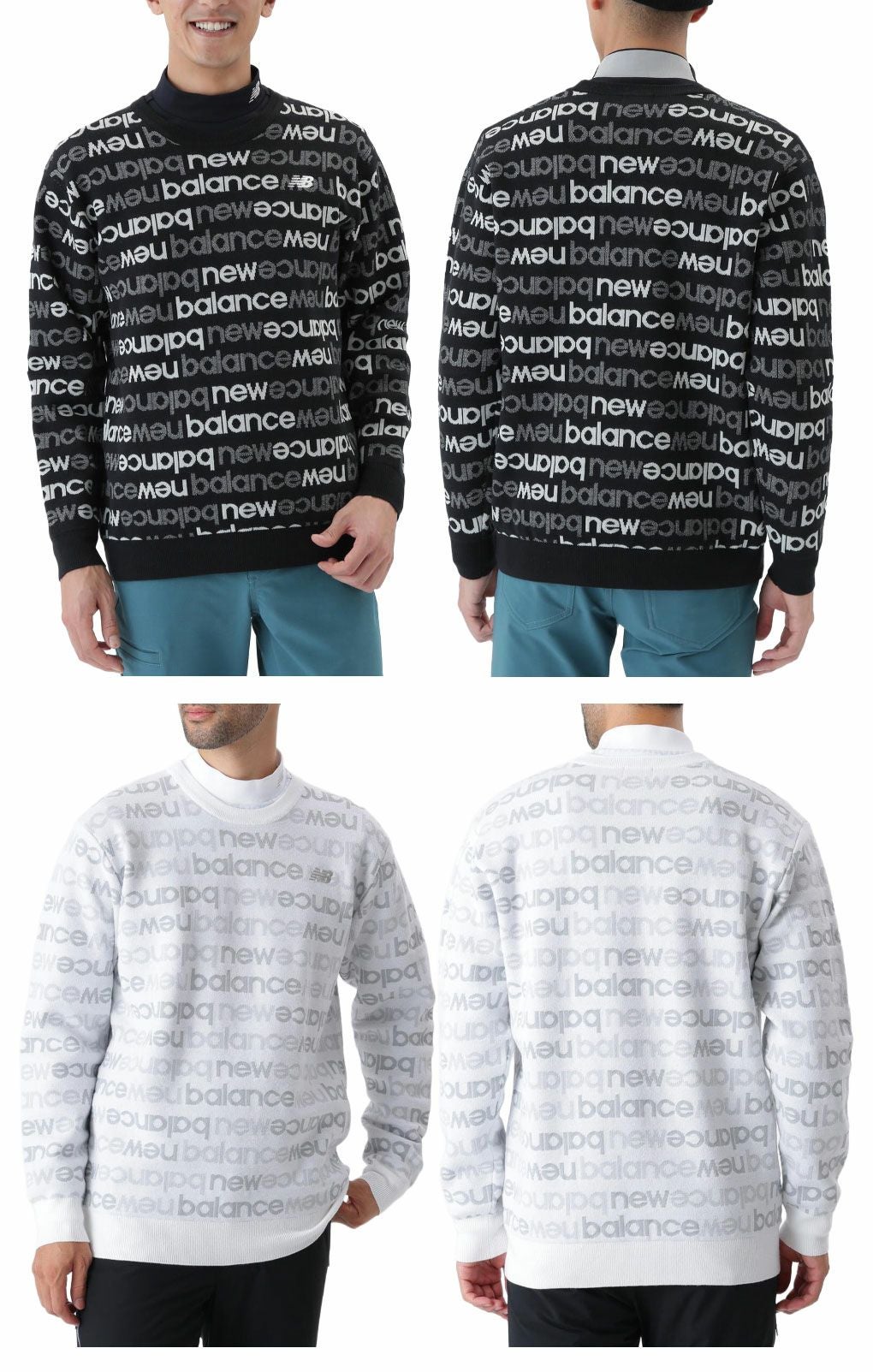 ニューバランス長袖ニット012-5270004メンズゴルフウェアnewbalance2025秋冬モデル日本正規品