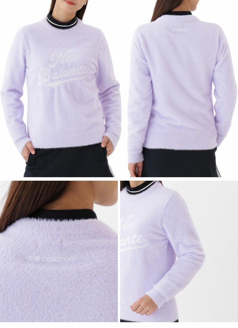 ニューバランス長袖ニット012-5270504レディースゴルフウェアnewbalance2025秋冬モデル日本正規品